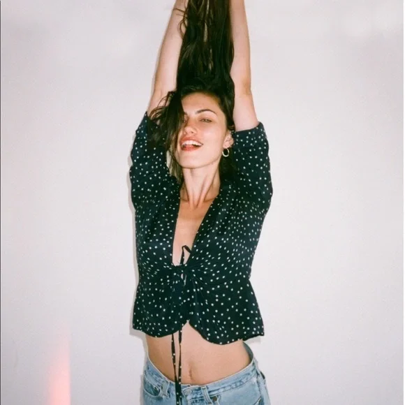 Realisation Par bianca top navy star 美品 Bianca top in Navy Star (XS) | Used, Secondhand,… | Noihsaf